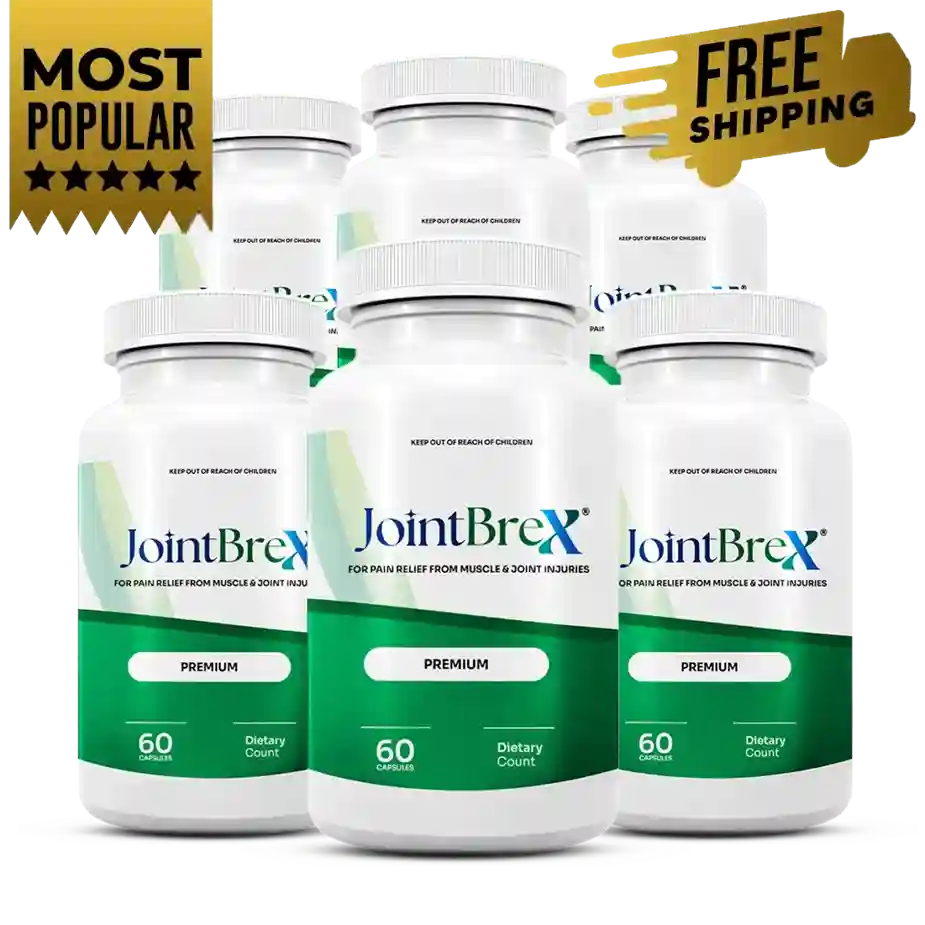 JointBrex 6-Bottle Pack - Best Value Joint Support Kit with Free Shipping and 5 Bonuses